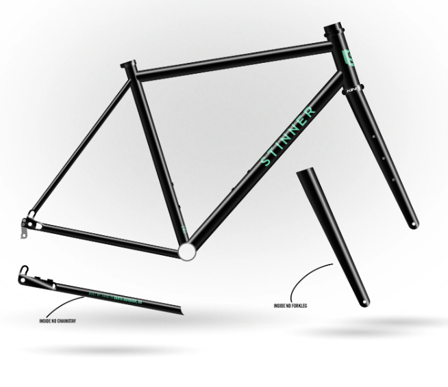 Stinner Refugio Lightweight Butted Titanium Frameset